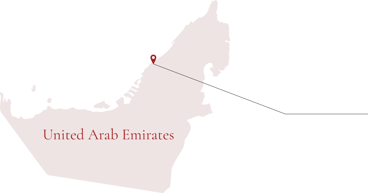 UAE・ドバイの地図